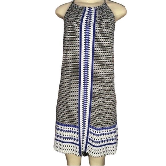 MAX STUDIO HALTER SLEEVELESS SHIFT MINI DRESS‎ SZ X-SMALL - Picture 1 of 7